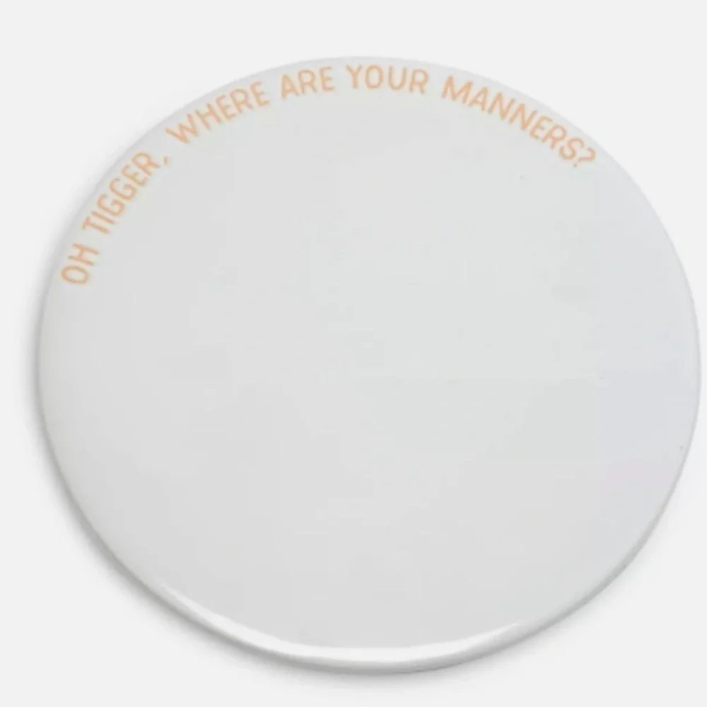 Disney Tigger Cake Plate NEW Ceramic Winnie Pooh White Stand Sculpture